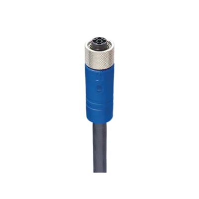 M12 Power met aangegoten kabel vrouwelijk